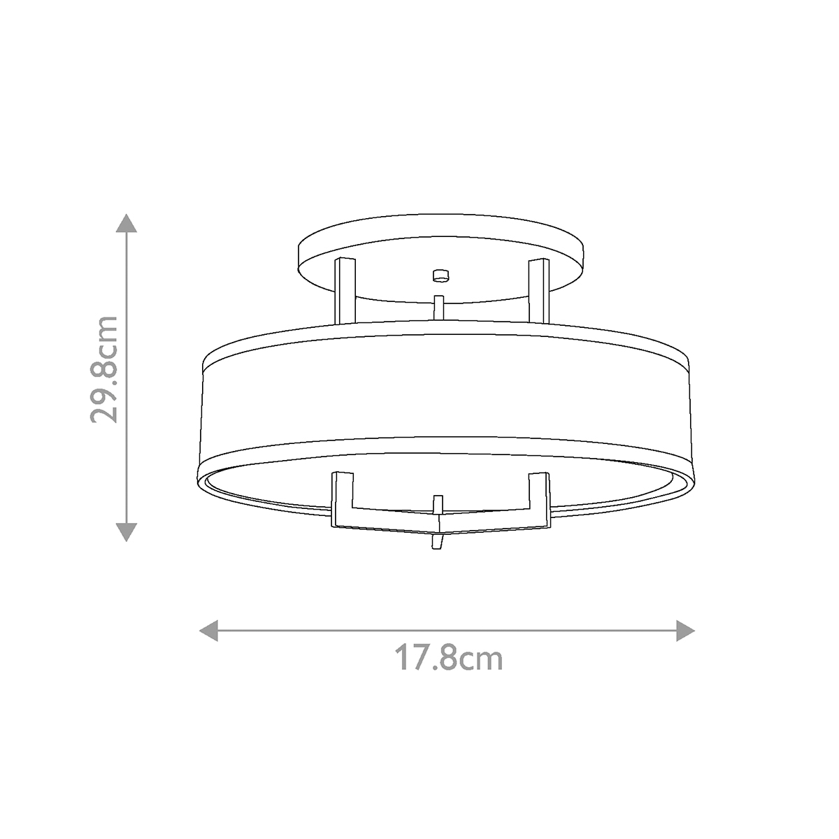 Потолочный светильник Hinkley, Арт. HK-HAMPTON-SF-BB