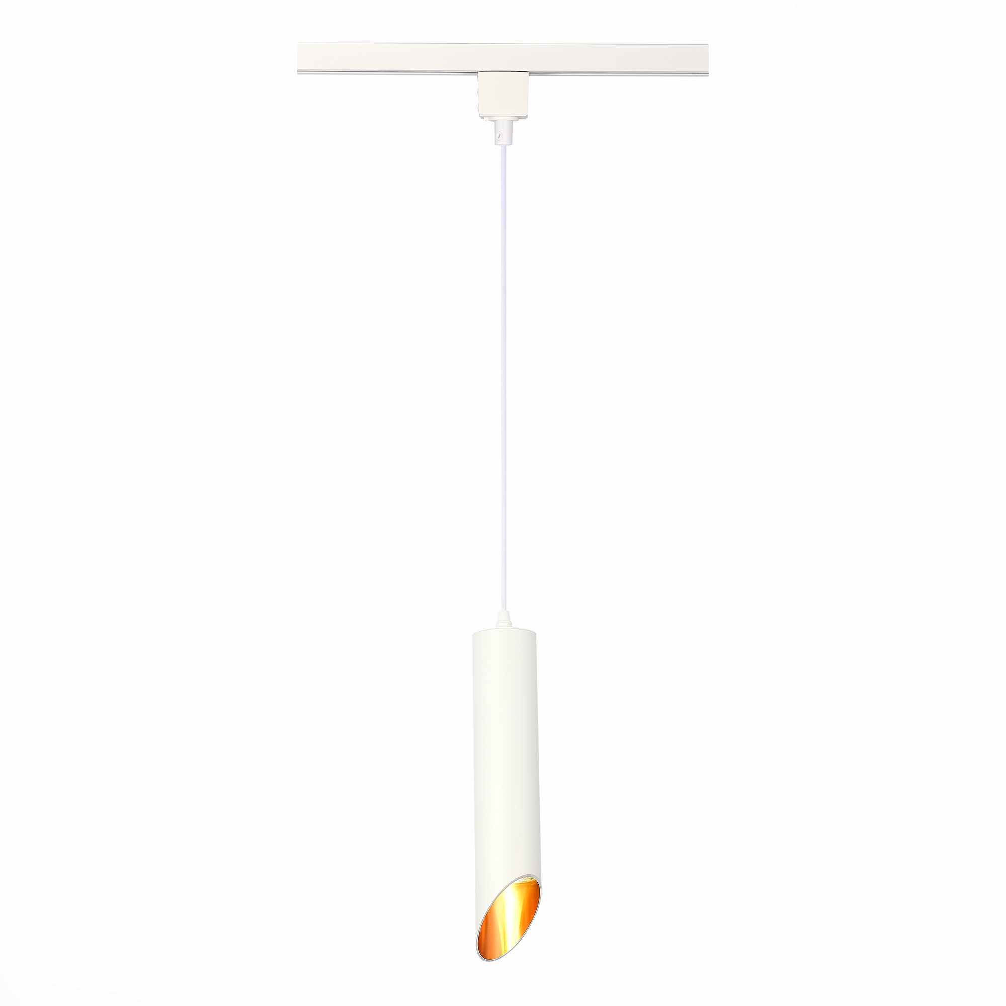 ST152.506.01 Светильник трековый Белый GU10 1*50W IP20 D60xH300 220V Без ламп BASE