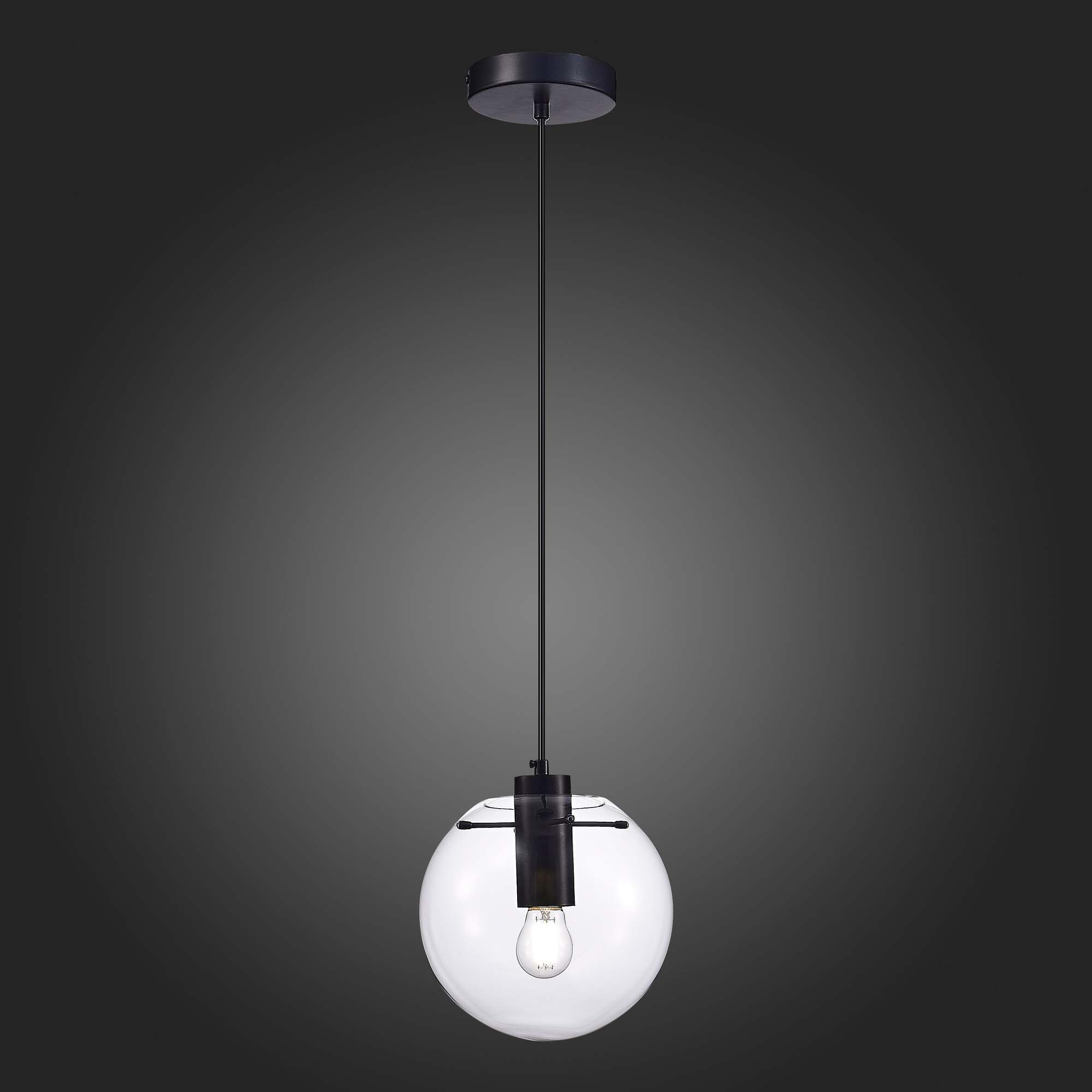 SL1056.403.01 Подвес ST-Luce Черный/Прозрачный E27 1*60W NOOR
