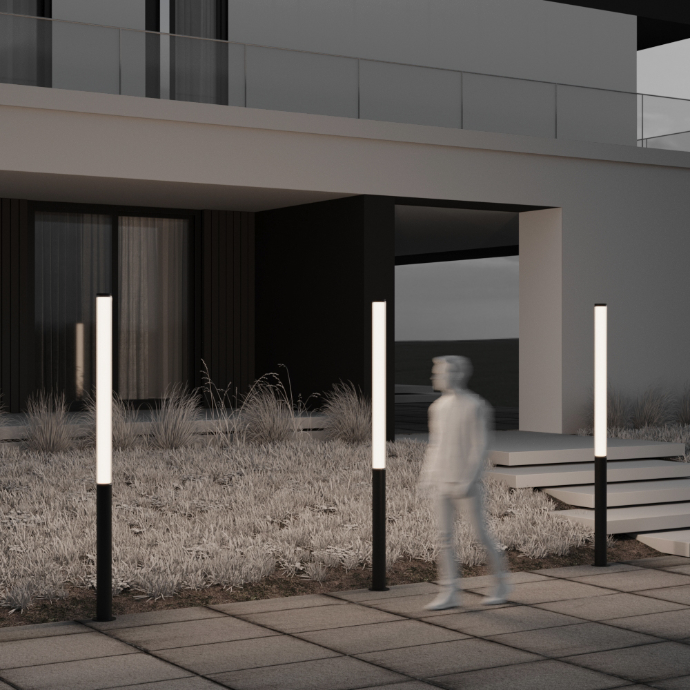 Садово-парковый светильник Outdoor O467FL-L100B3K