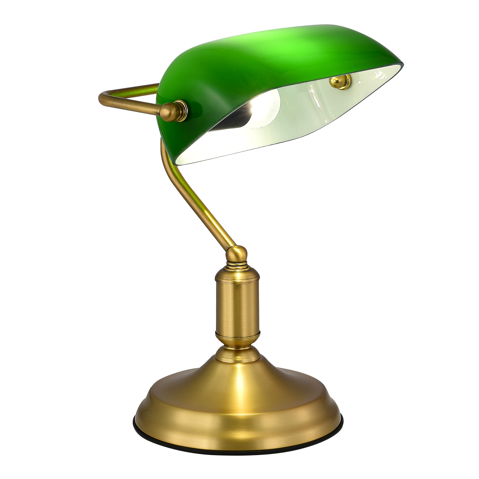SL6620.314.01 Прикроватная лампа ST-Luce латунь/зелёный E27 1*40W VICE