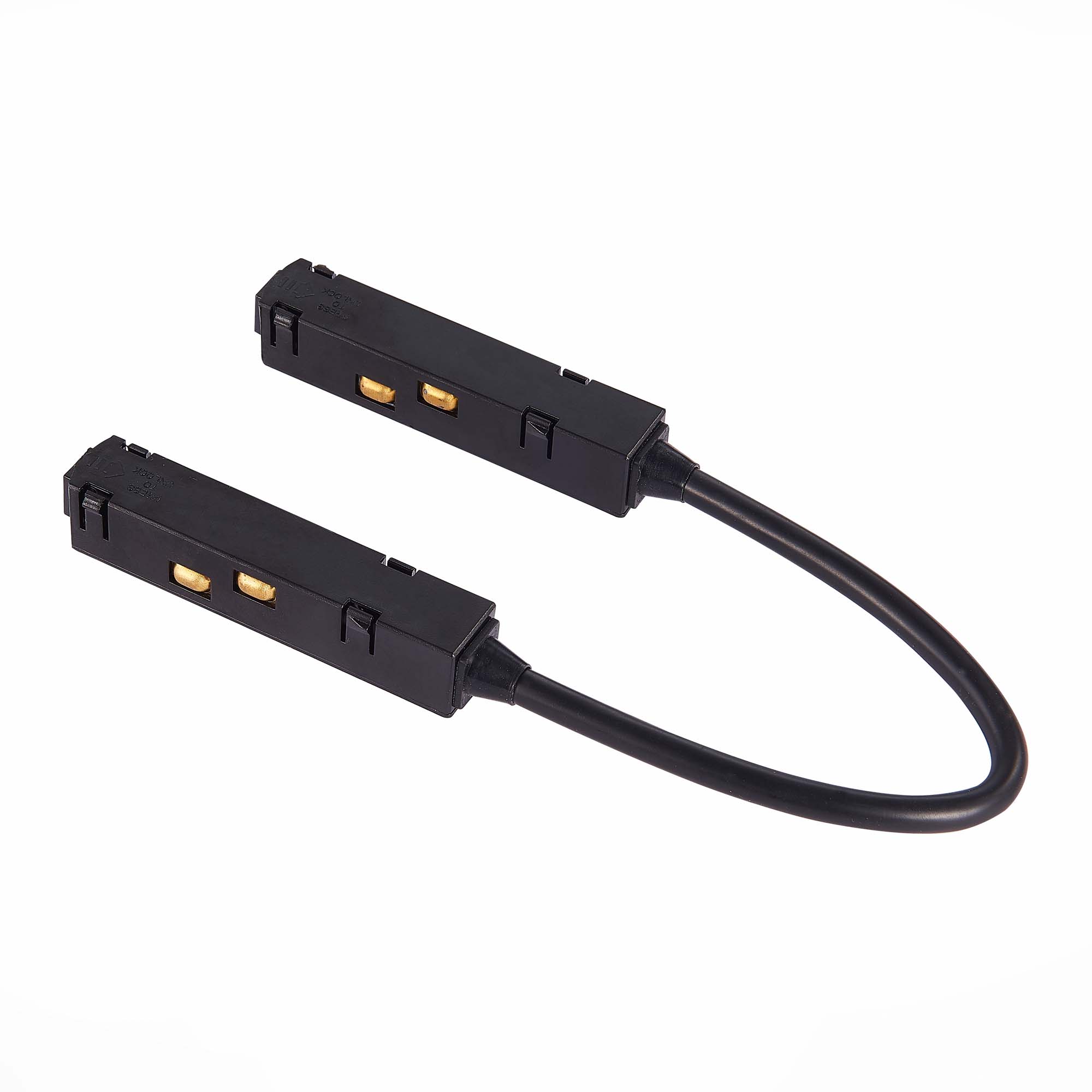 ST006.449.00.1 Коннектор питания угловой для магнитного шинопровода  ST-Luce Черный SKYLINE 48