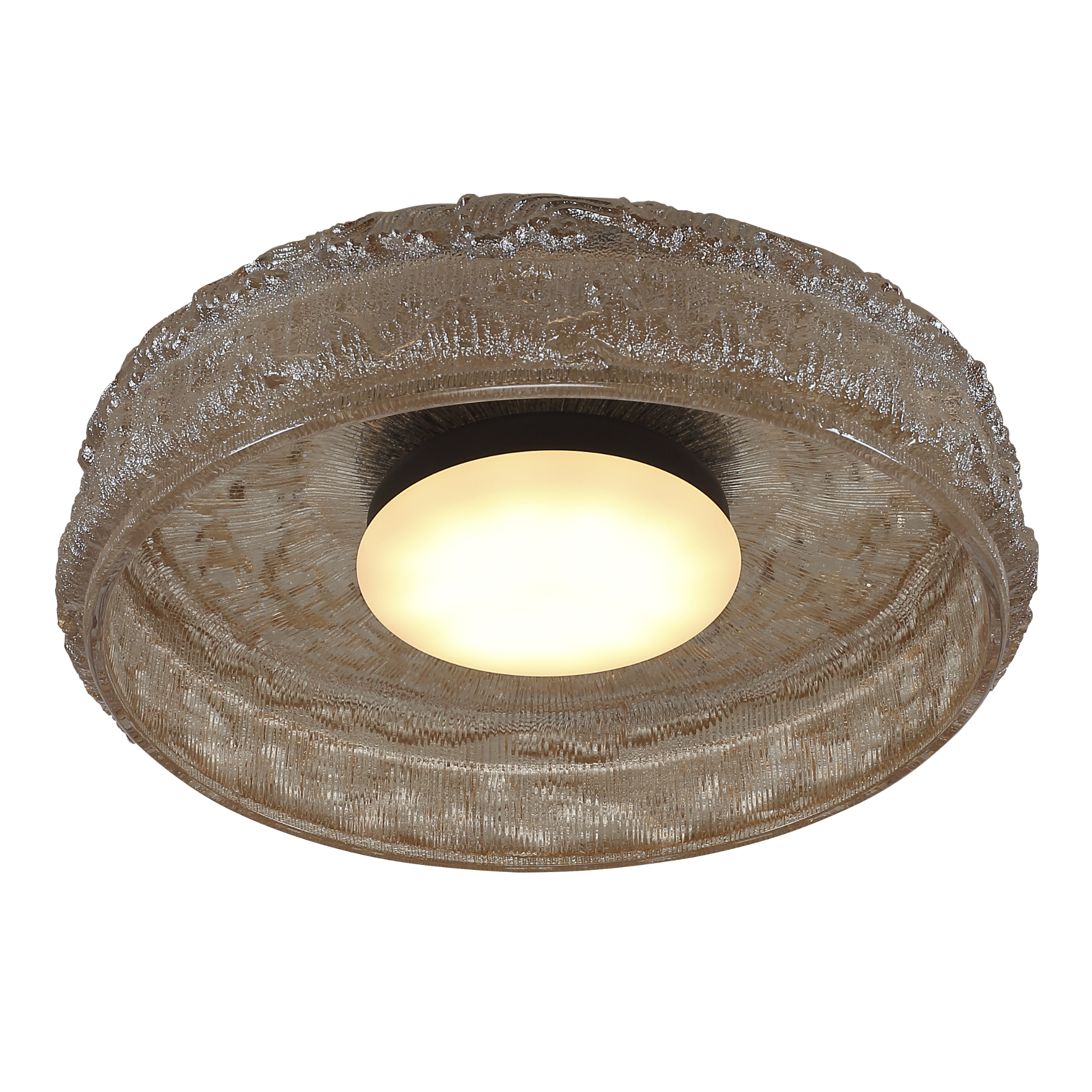 SL6143.422.01 Светильник потолочный ST-Luce черный/шампань LED 1*15W 4000K ANTIKE