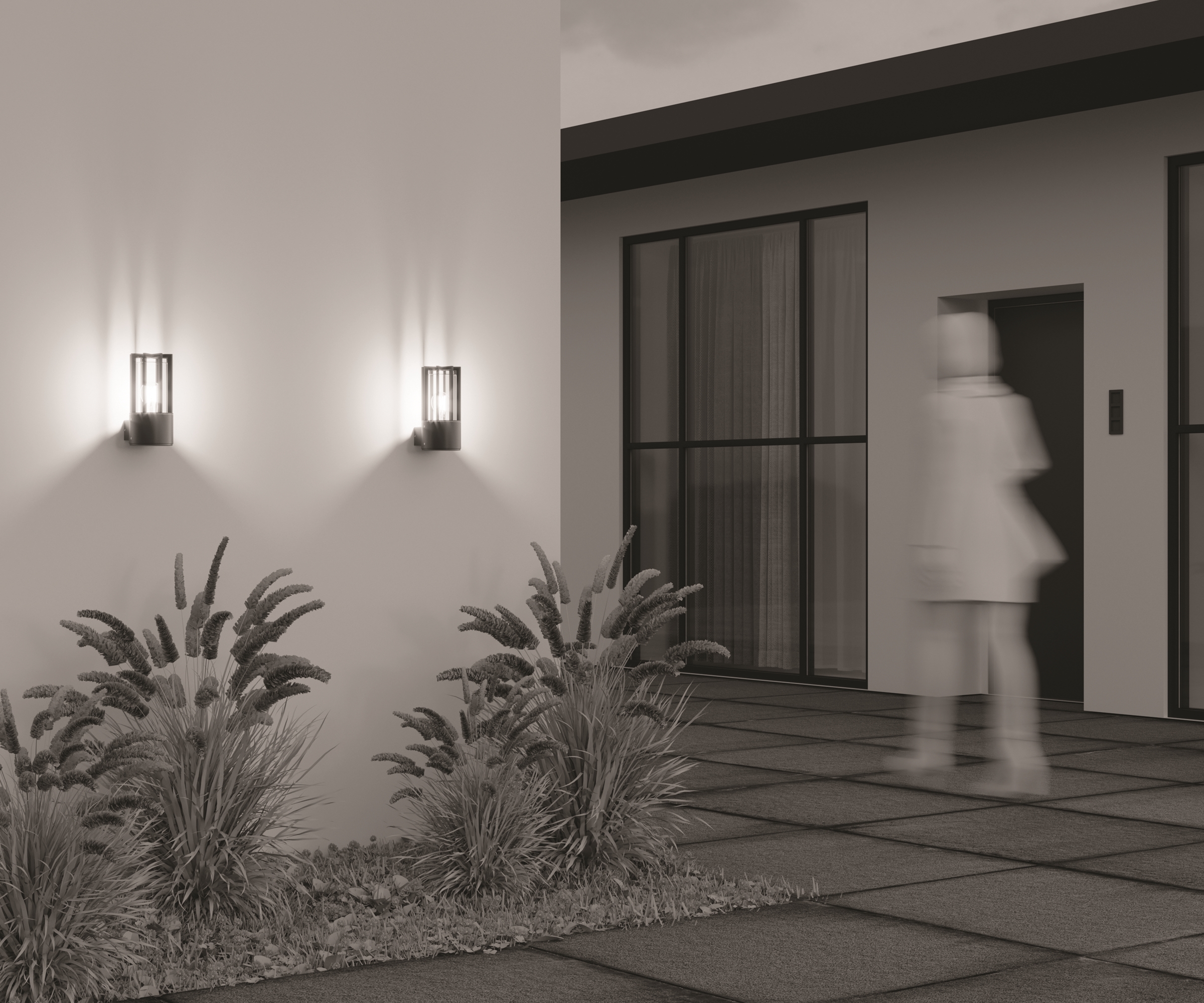 Настенный светильник (бра) Outdoor O453WL-01GF