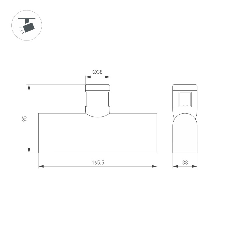 Светильник на шине Arlight 039284