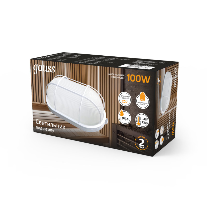 Пылевлагозащищенный светильник Gauss 926602211