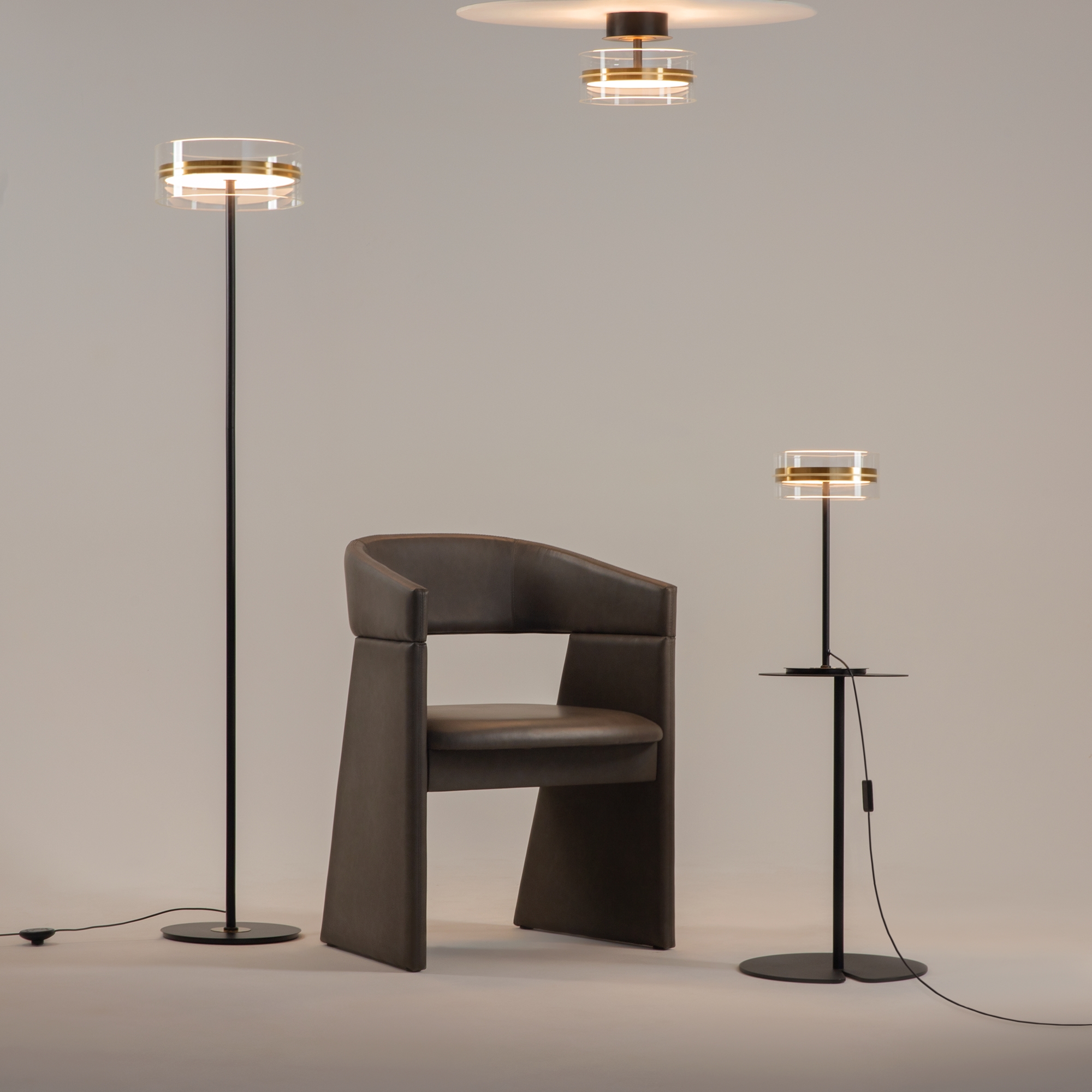 Напольный светильник (торшер) Maytoni MOD348FL-L24BBS3K