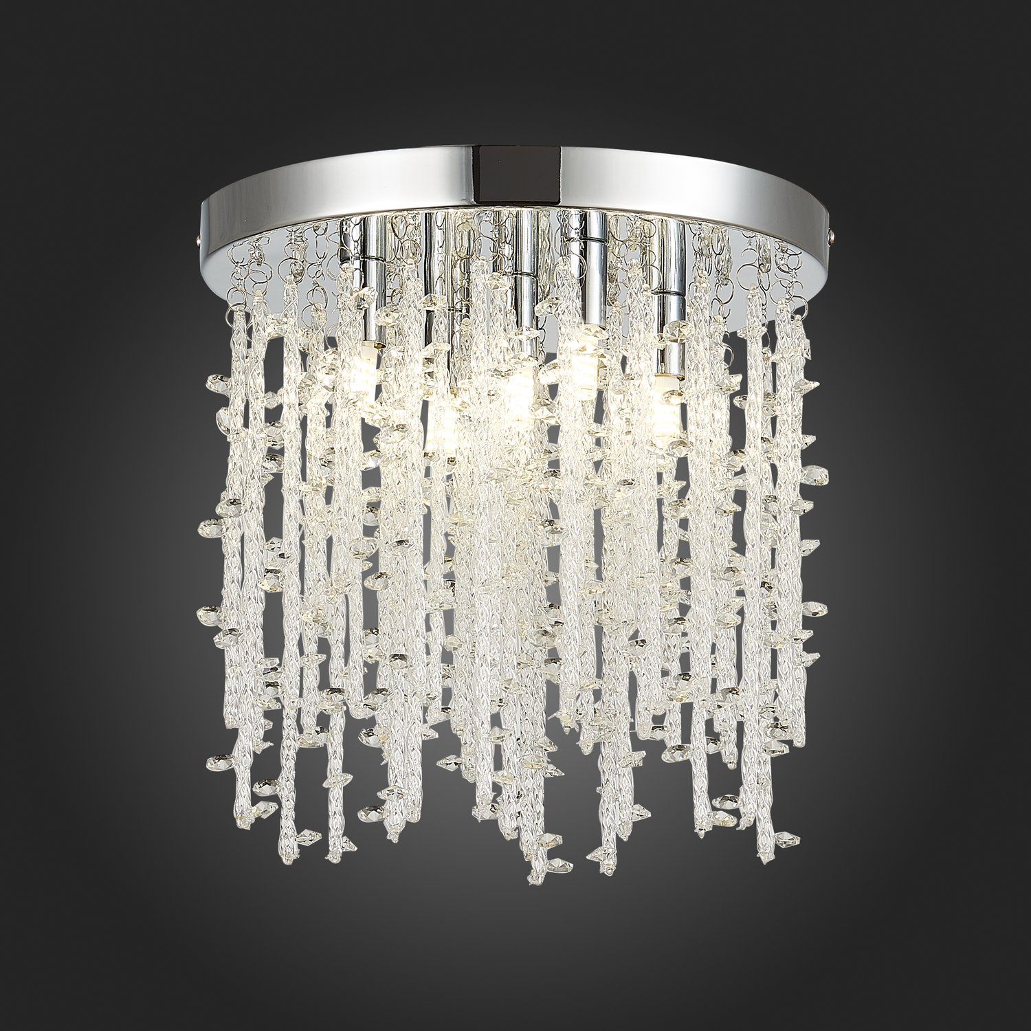 SLE103302-05 Светильник потолочный Хром/Прозрачный G9 LED 5*3W LUCCHIO