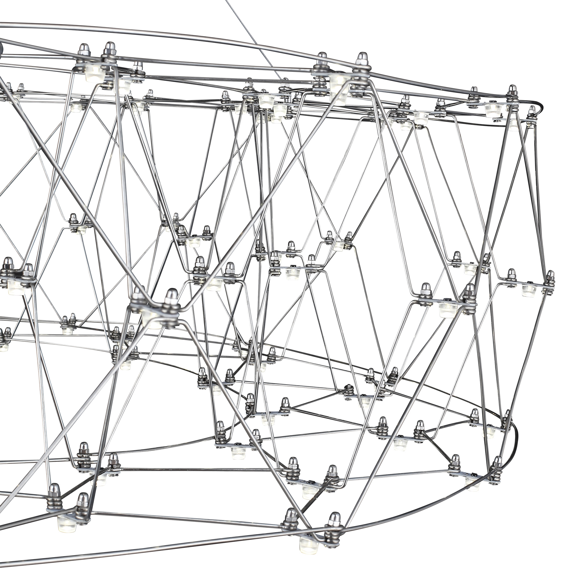 SL6602.103.72 Светильник подвесной ST-Luce Хром/Прозрачный LED 1*72W 4000K GRAVETTA