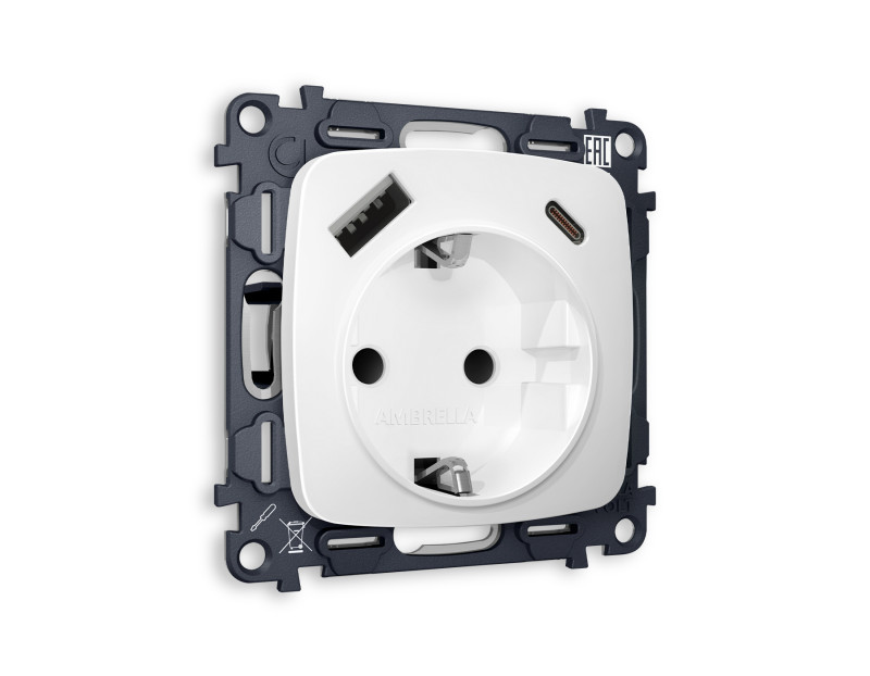 Розетка Ambrella Volt MO130010
