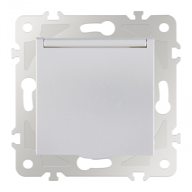 Розетка Arte Milano 203.41-1.silver