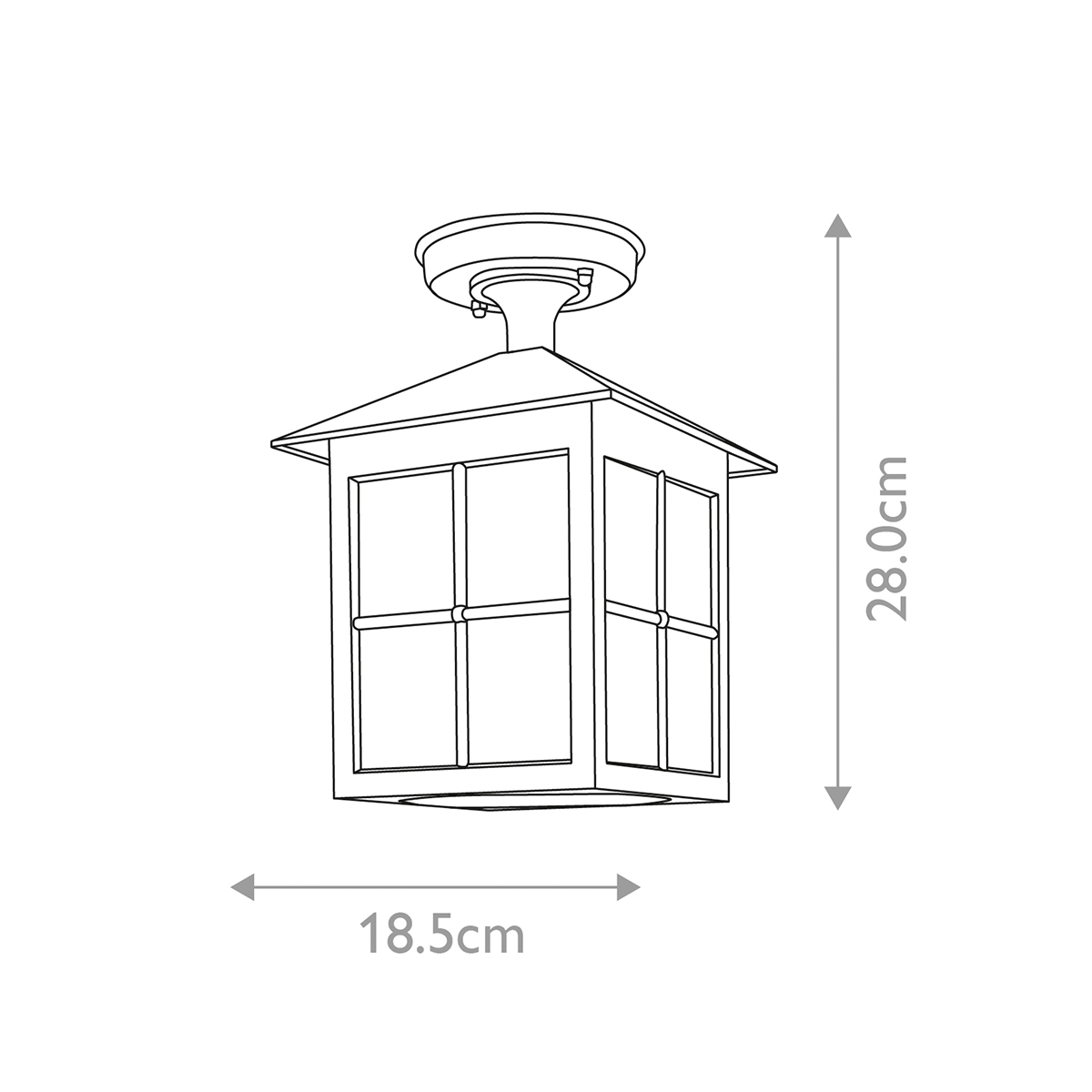 Подвесной фонарь Elstead Exterior, Арт. BL18A-BLACK