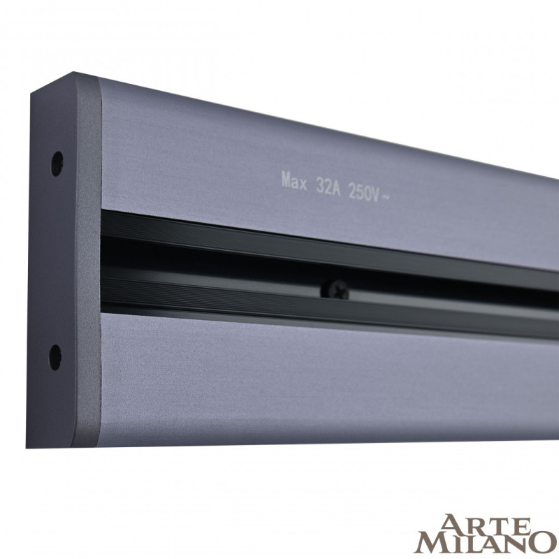 Трековая система розеток Arte Milano 385205TOB/50 Grey