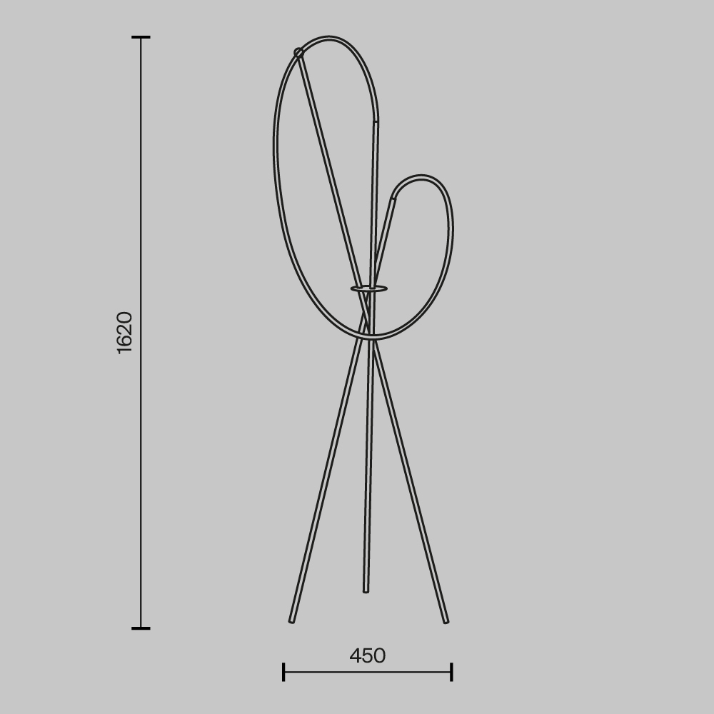 Напольный светильник (торшер) Maytoni MOD369FL-L36BS3K