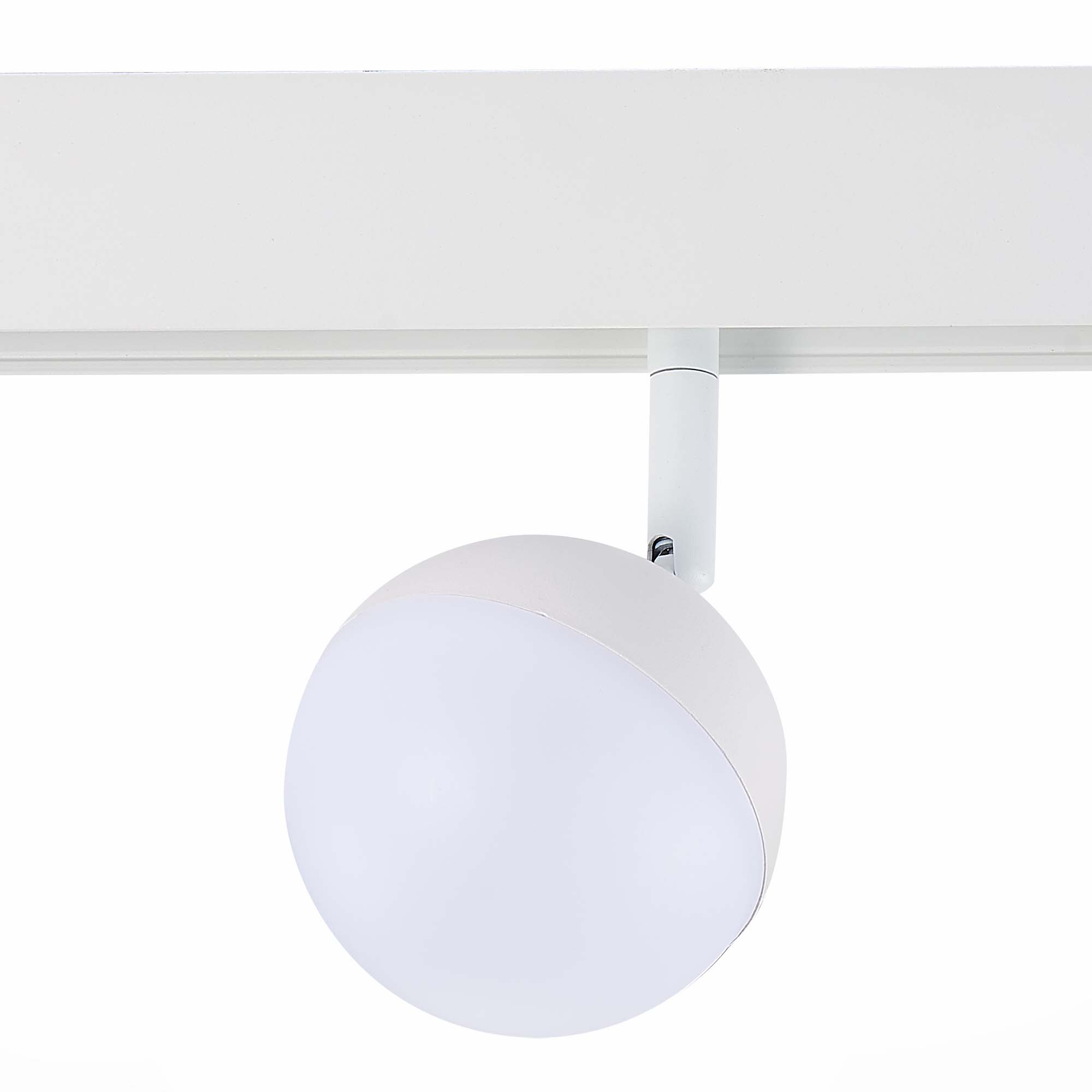 ST358.536.07 Магнитный трековый светильник Белый LED 1*7W 3000K 520Lm Ra>80 120° IP20 L120xW90xH192 SKYLINE 48