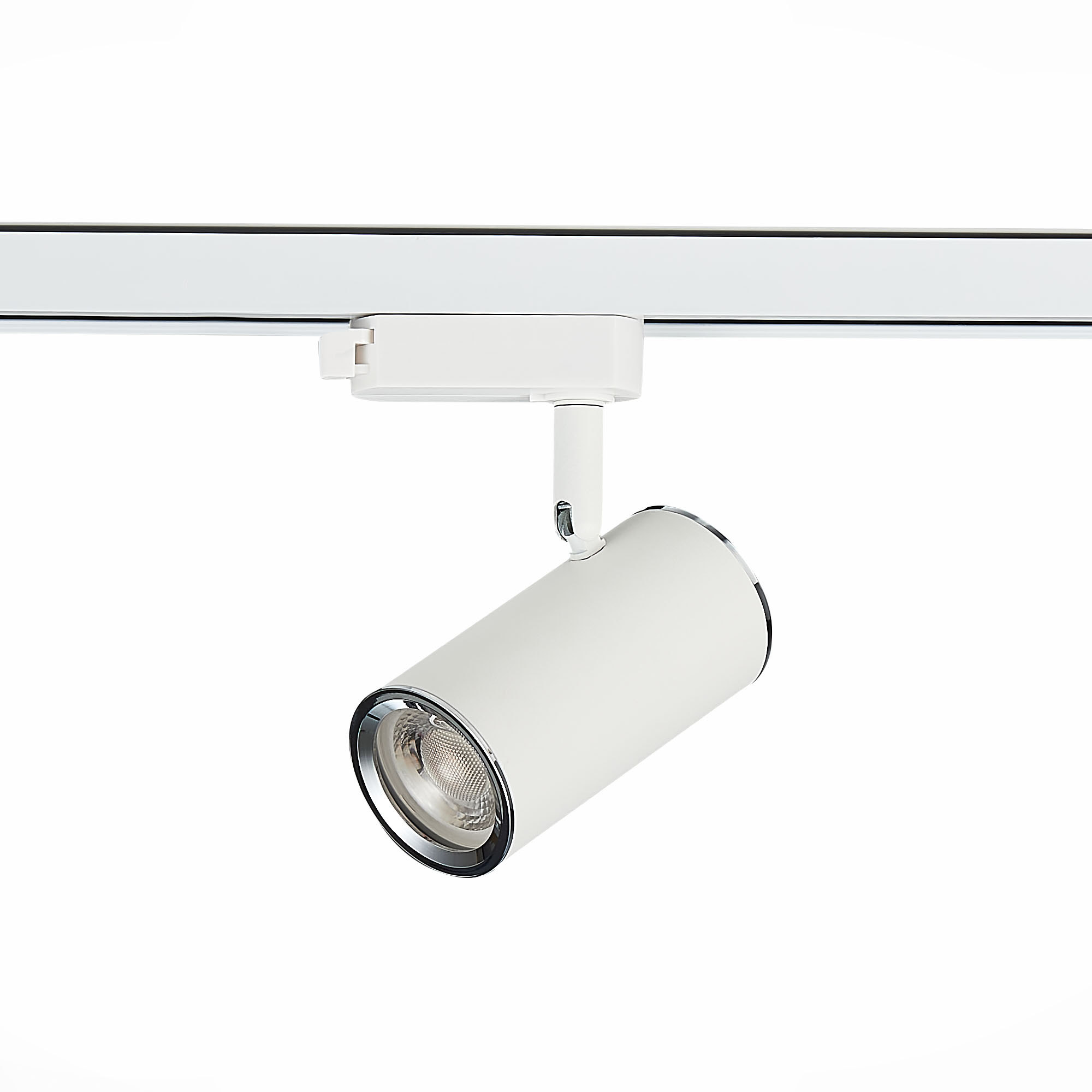 ST301.506.01 Св-к трек. Белый GU10 1*50W  IP20 L104xW54xH111 220V Без ламп BASE