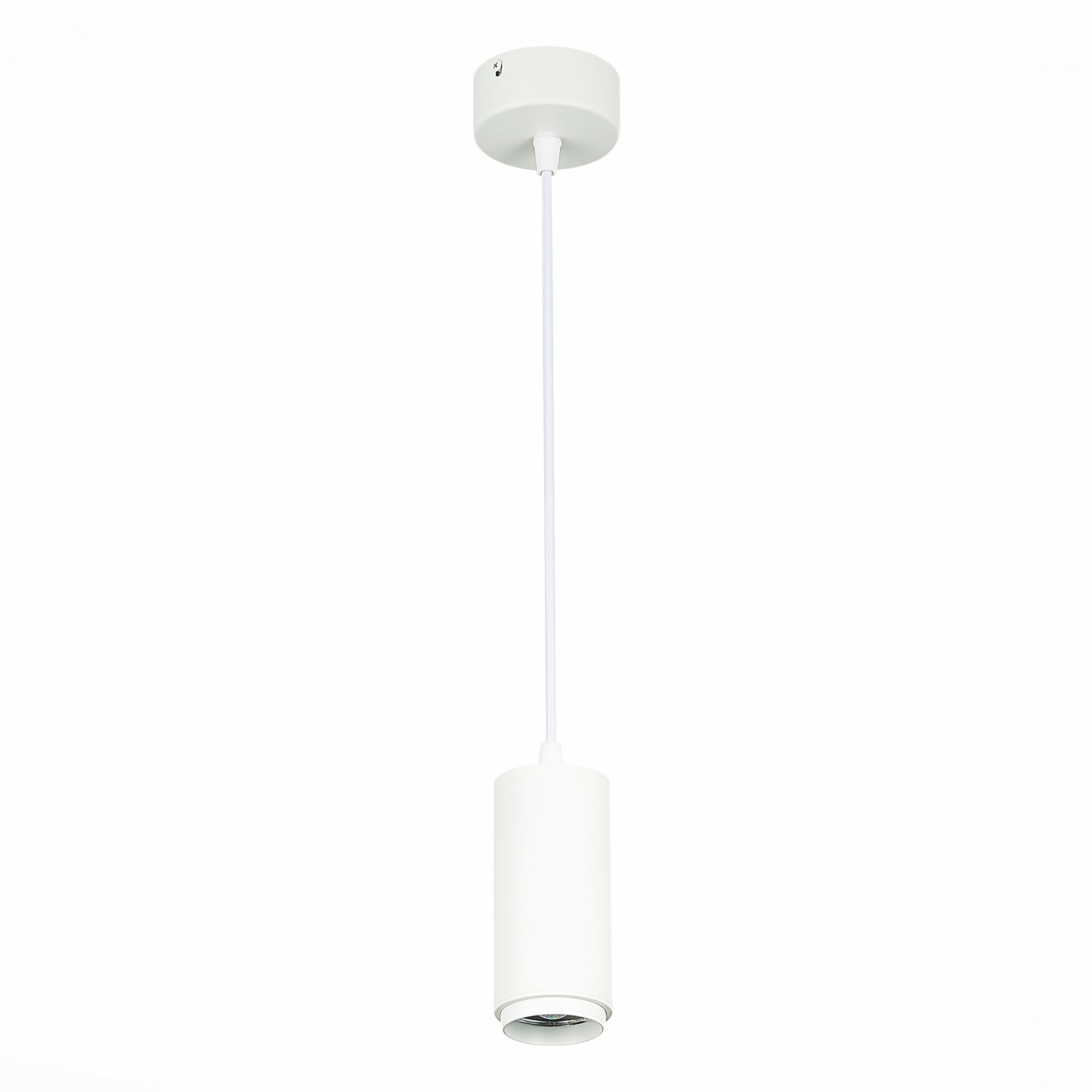 ST600.533.10 Светильник подвесной Zoom Белый LED 1*10W 3000K 1 000Lm Ra>80 15-60° IP20 D59xH130 170- Подвесные светильники