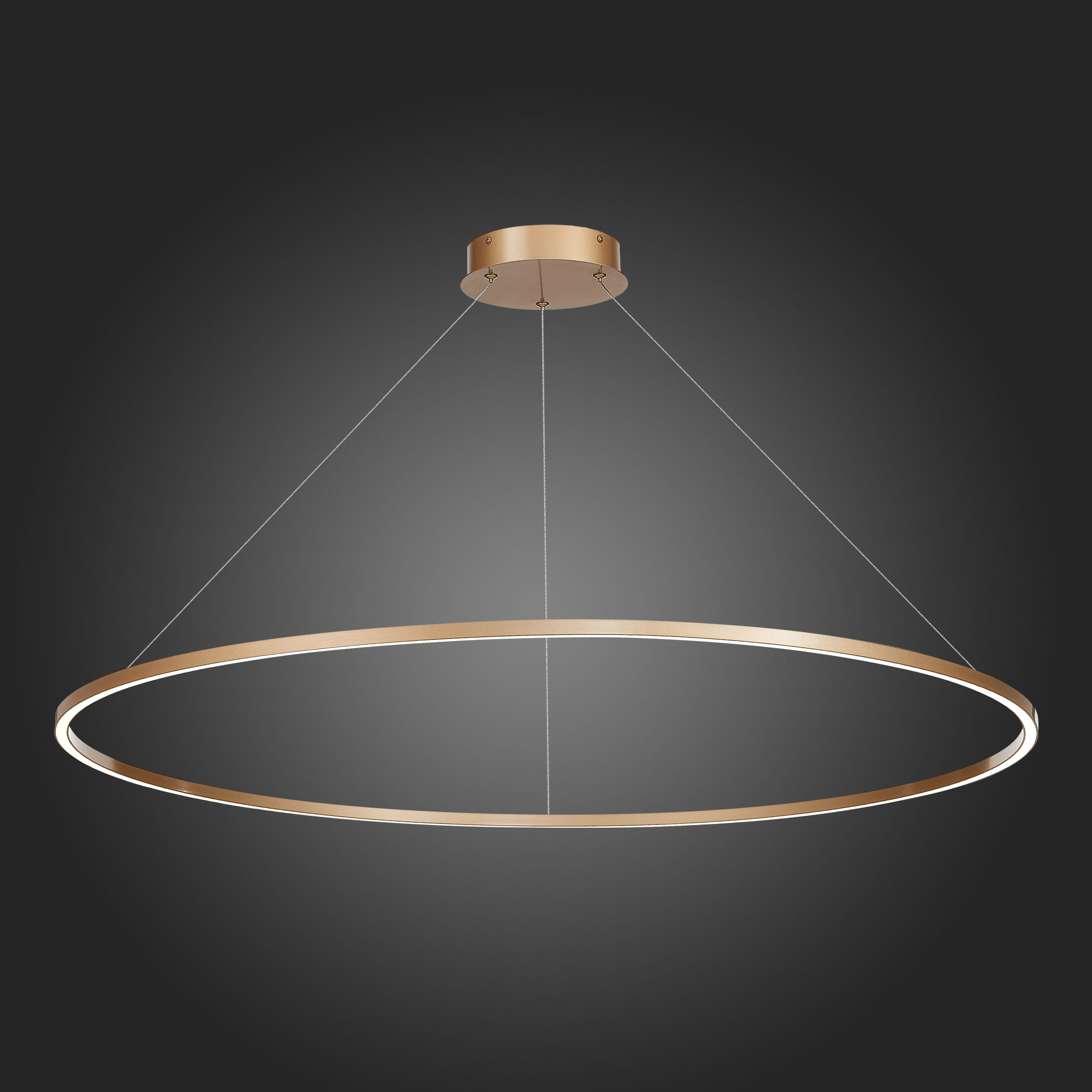 ST605.203.57 Cветильник подвесной SMART ST-Luce Золотистый/Белый LED 1*57W 2800-6500K AURA