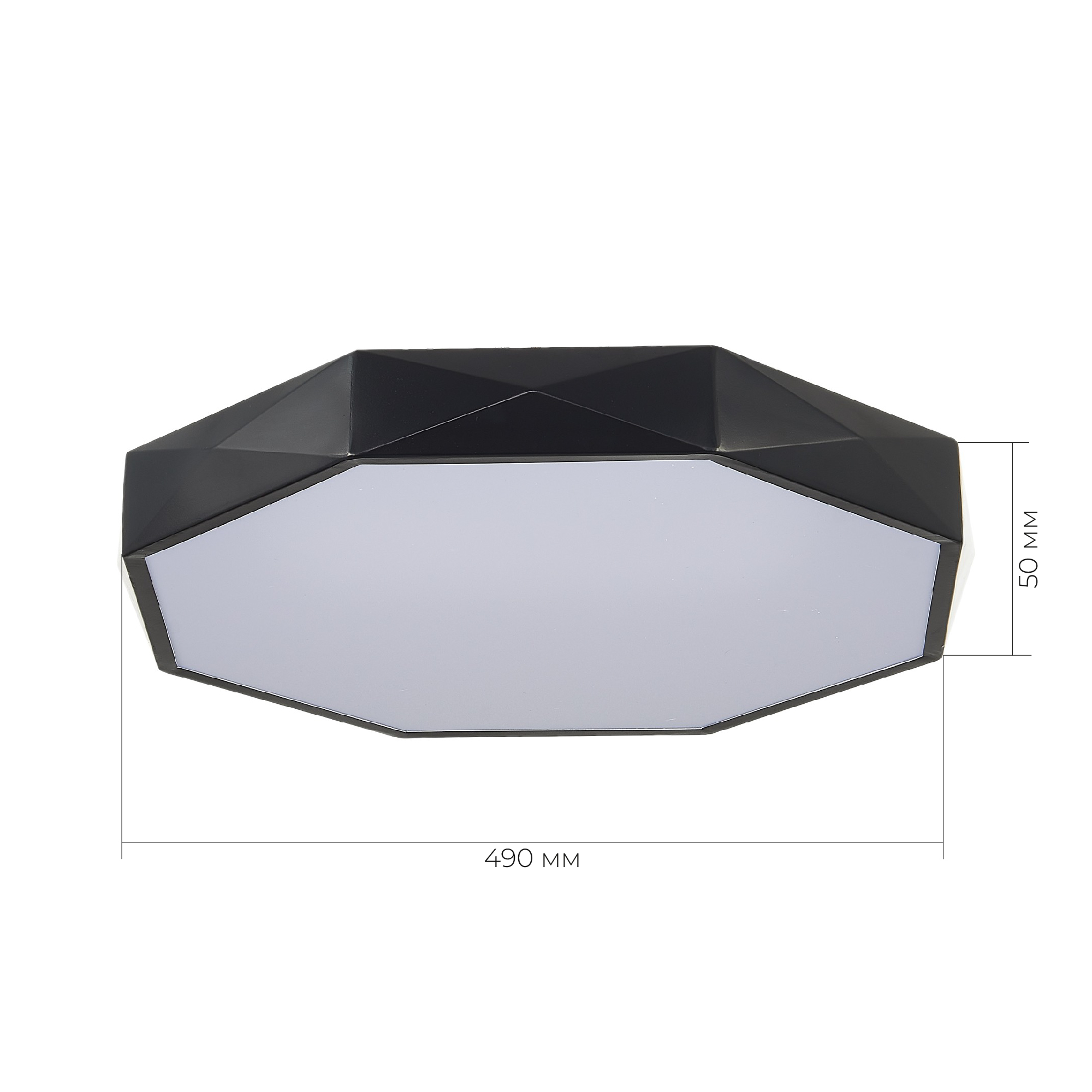 SLE200842-01 Светильник потолочный Черный/Белый LED 1*45W 3000K/4000K/6000K RONDO