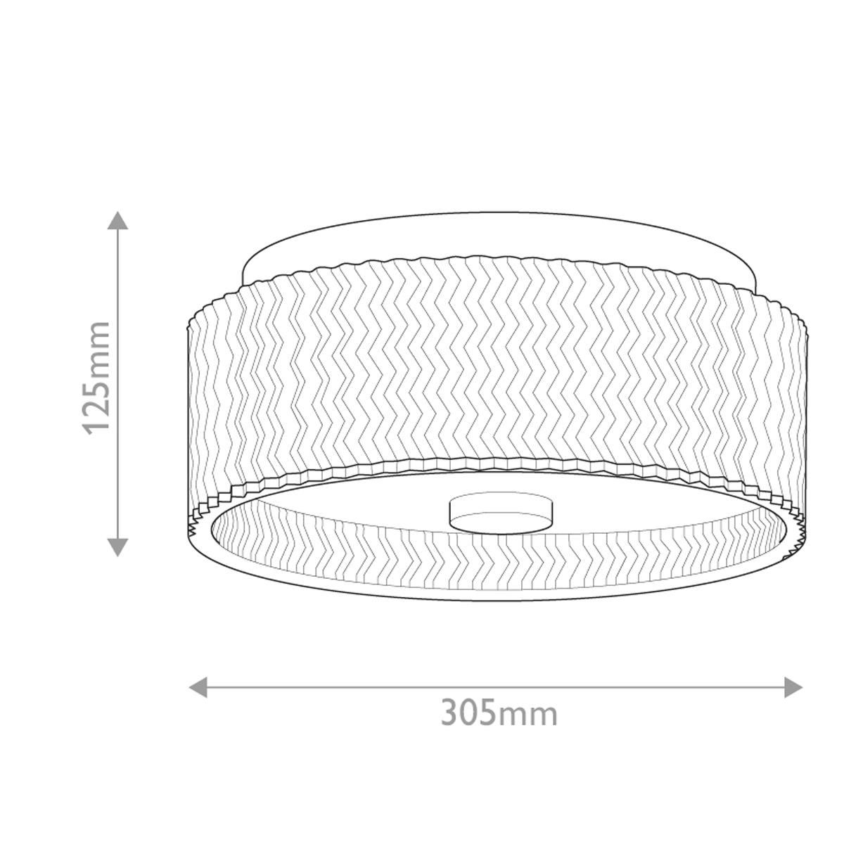 Потолочный светильник Hinkley, Арт. HK-ELLE-F-S-BK