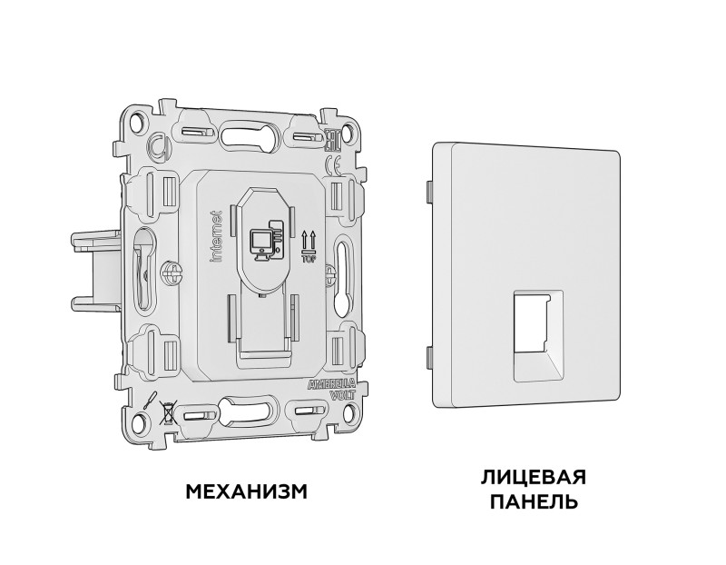 Розетка Ambrella Volt MA612010