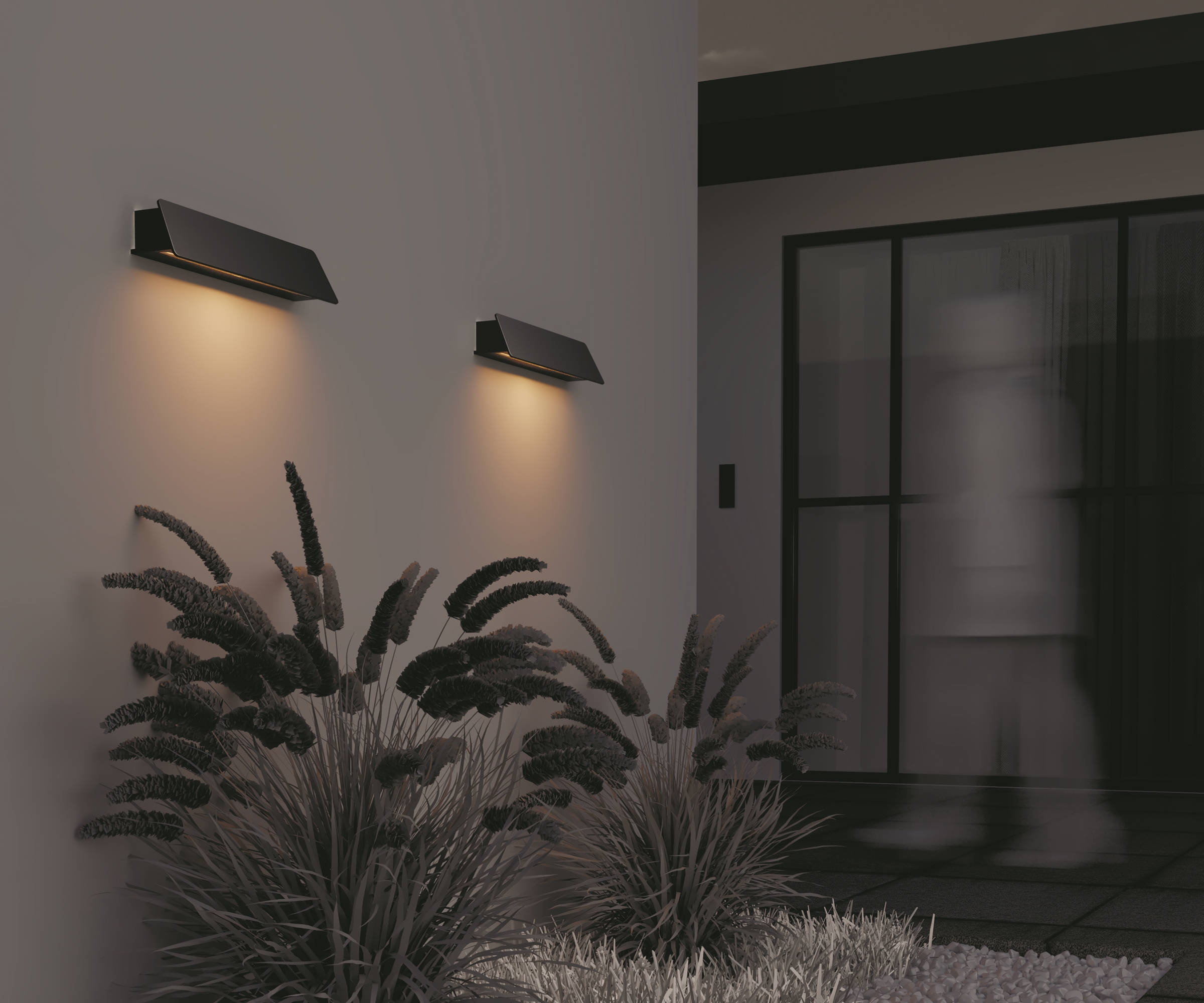 Настенный светильник (бра) Outdoor O429WL-L10GF3K