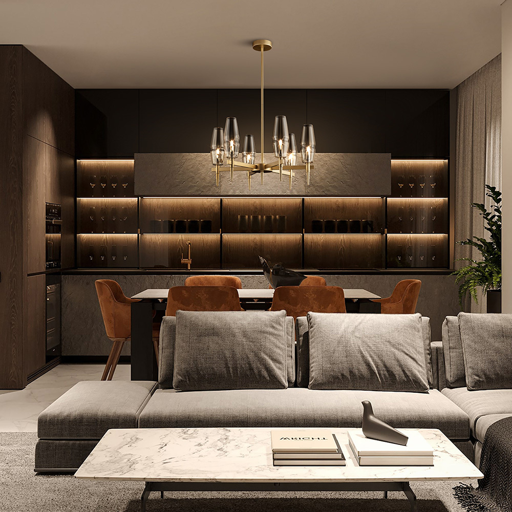 Подвесной светильник Maytoni H002PL-06G