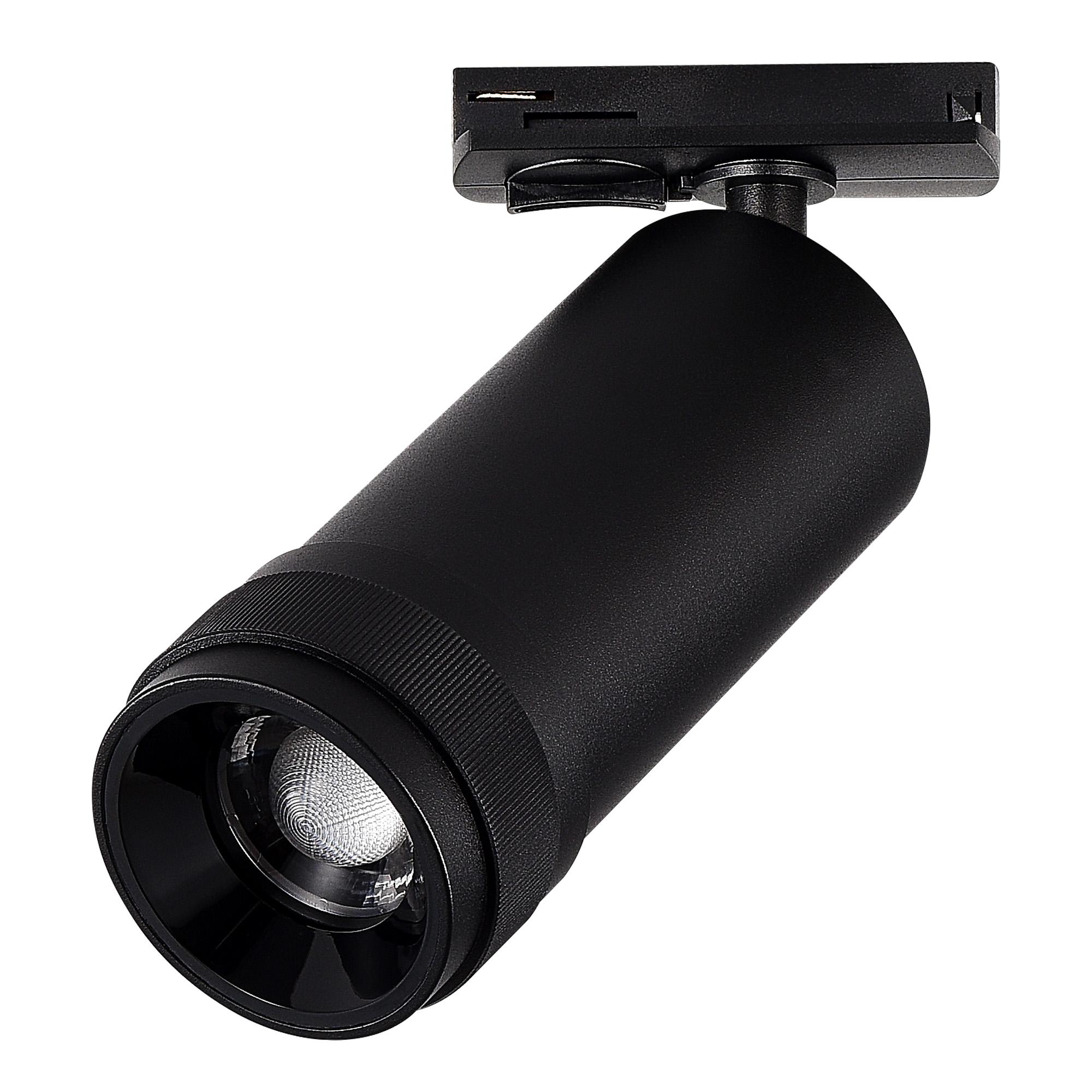 ST385.436.10 Св-к трек. Zoom Черный LED 1*10W 3000K 900Lm Ra 10-55° IP20 D55xH125 220V BASE