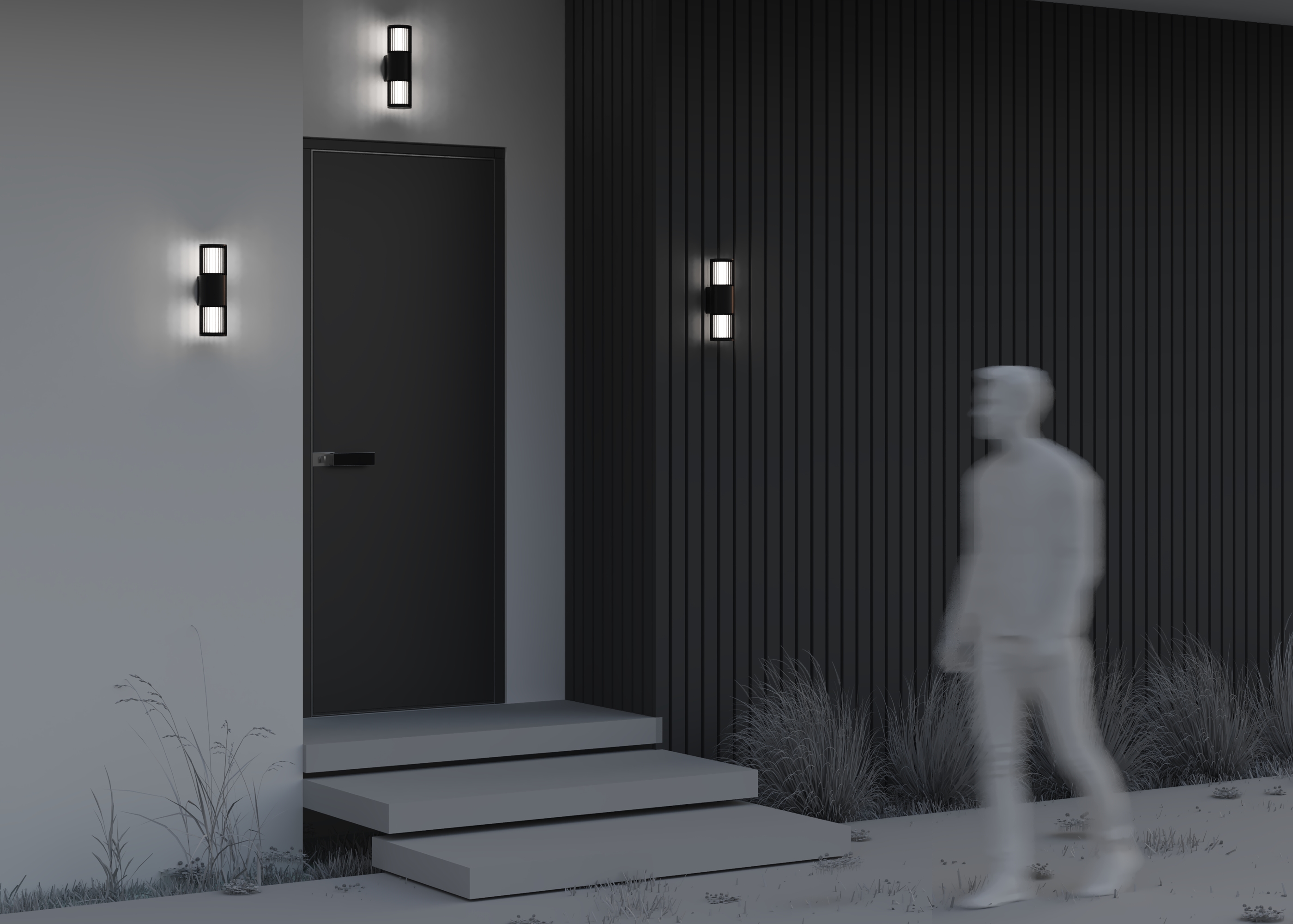 Настенный светильник (бра) Outdoor O492WL-02GF