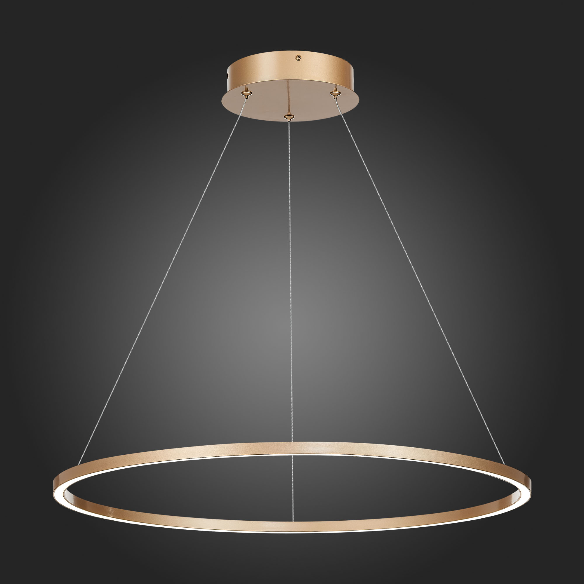 ST605.243.34 Светильник подвесной ST-Luce Золотистый/Белый LED 1*34W 4000K Подвесные светильники