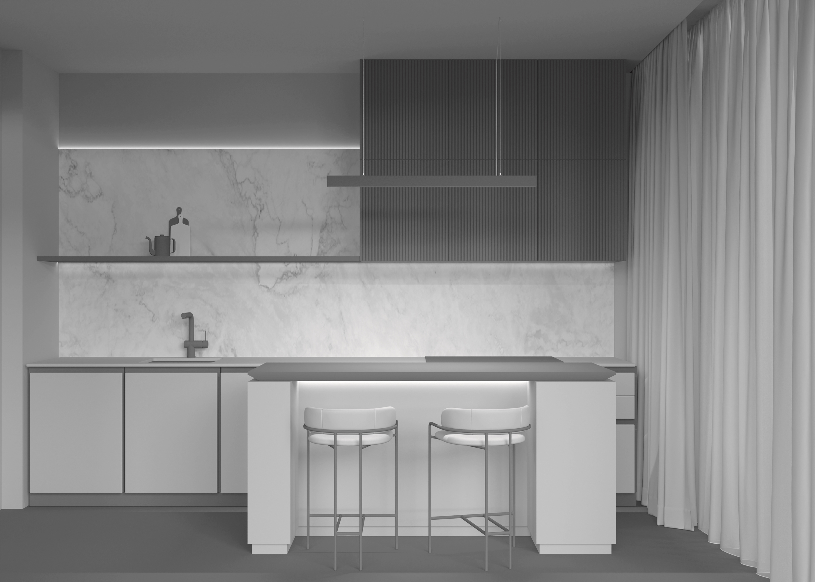 Подвесной светильник Technical P051PL-L40B4K