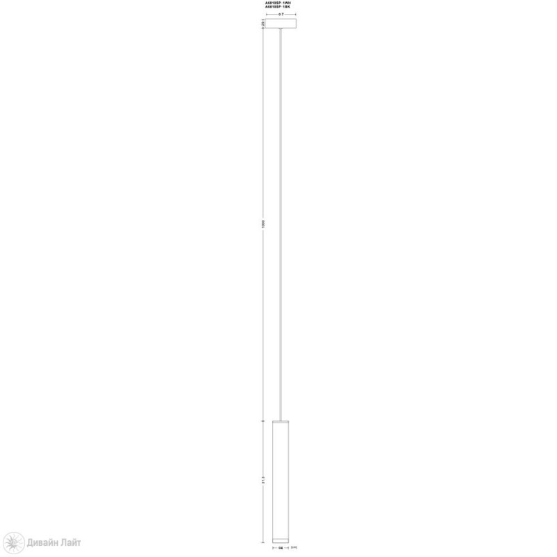 Подвесной светильник ARTE Lamp A6810SP-1WH
