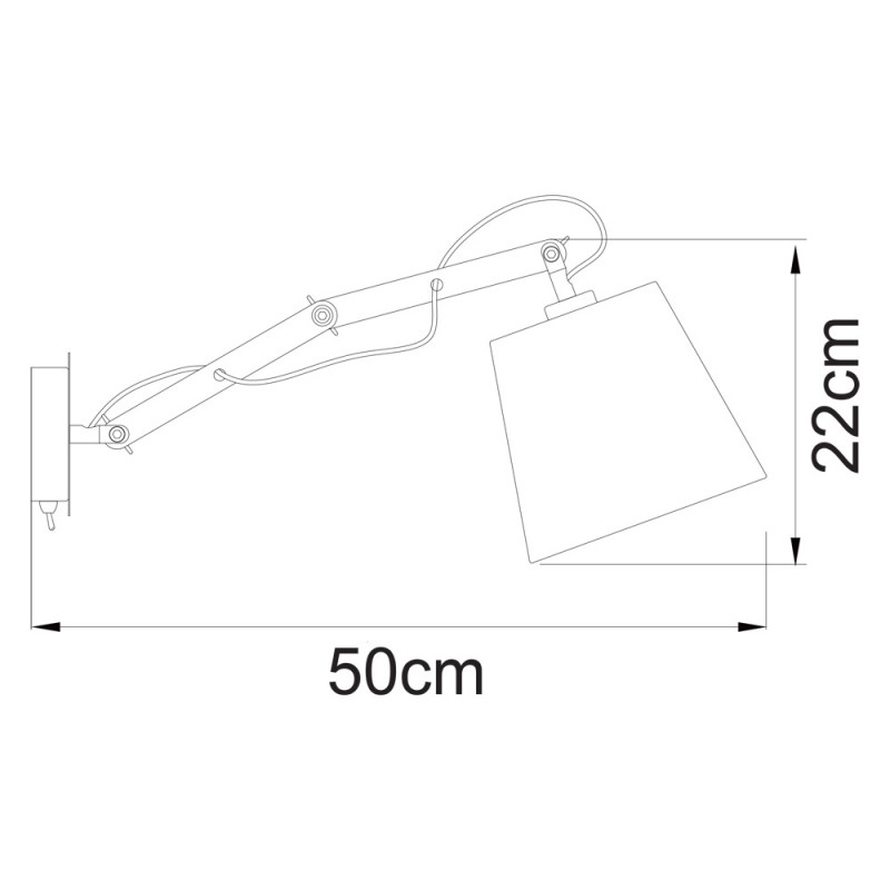 Бра ARTE Lamp A5700AP-1WH
