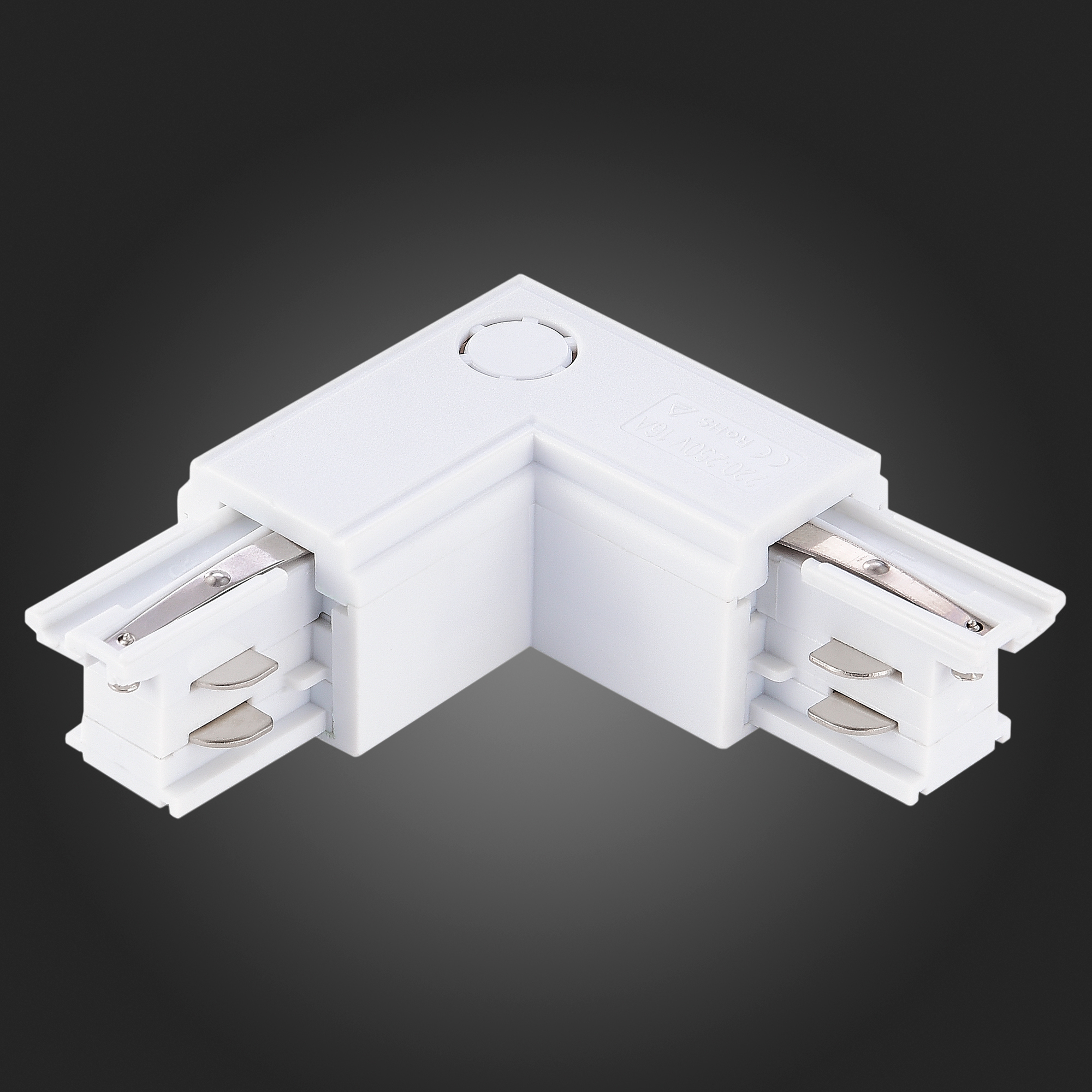 ST030.509.15R Угловой токоподвод правый для трехфазного шинопровода ST-Luce Белый TRACE