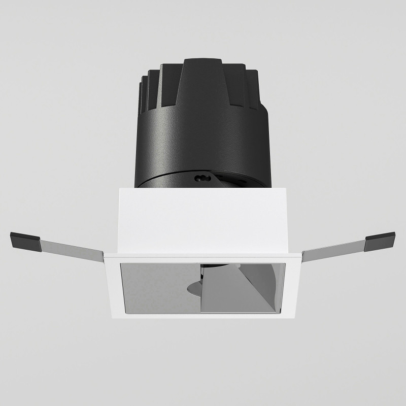 Встраиваемый светильник Elektrostandard 25091/LED 10W 4000K белый/хром