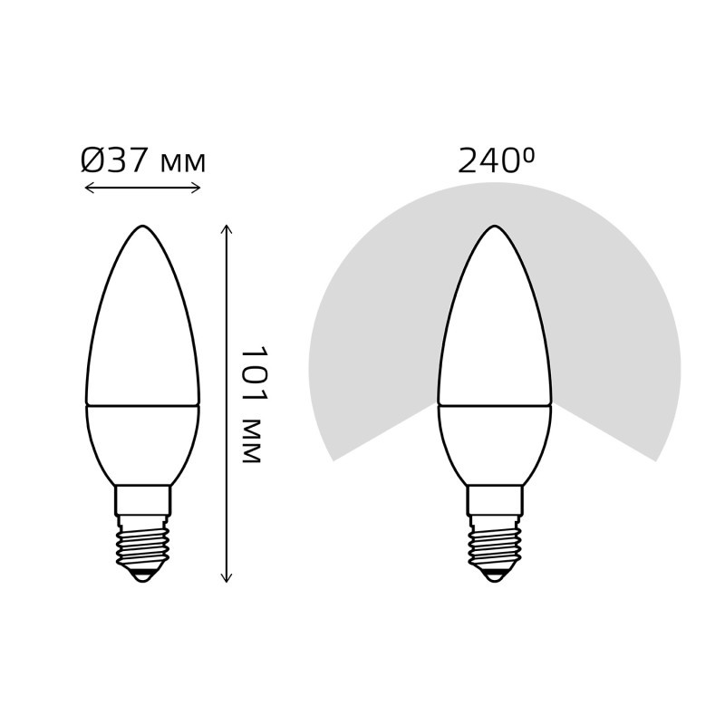 Светодиодная лампа Gauss 103101307-S