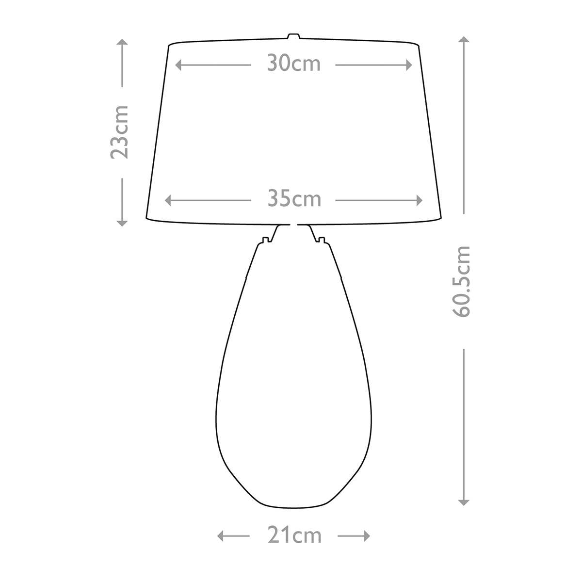 Настольная лампа Elstead Lighting, Арт. LENA-TL-S-PLUM-OWSS