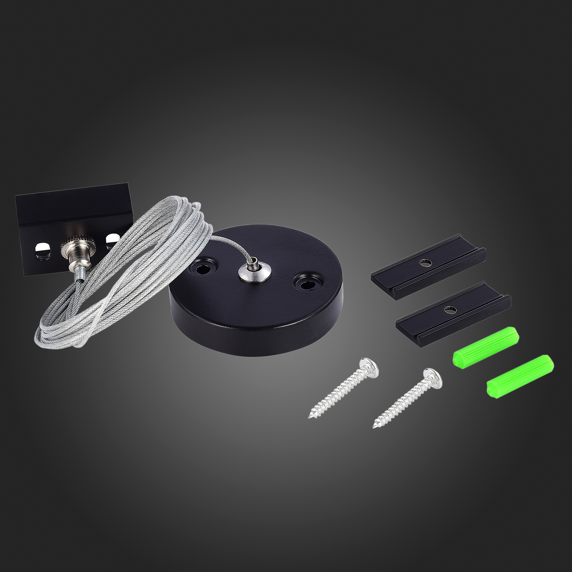 ST030.409.22 Тросовый подвес для трехфазного шинопровода ST-Luce Черный TRACE