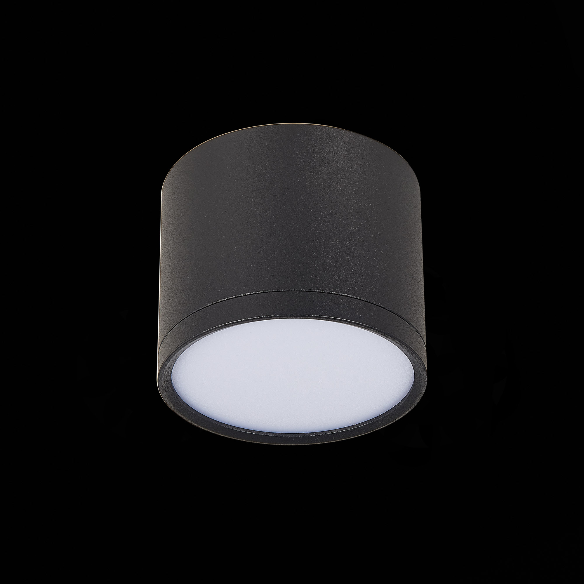 ST113.442.09 Светильник потолочный Черный LED 1*9W 4000K 702Lm Ra>90 120° IP20 D88xH75 170-240V Накладные светильники