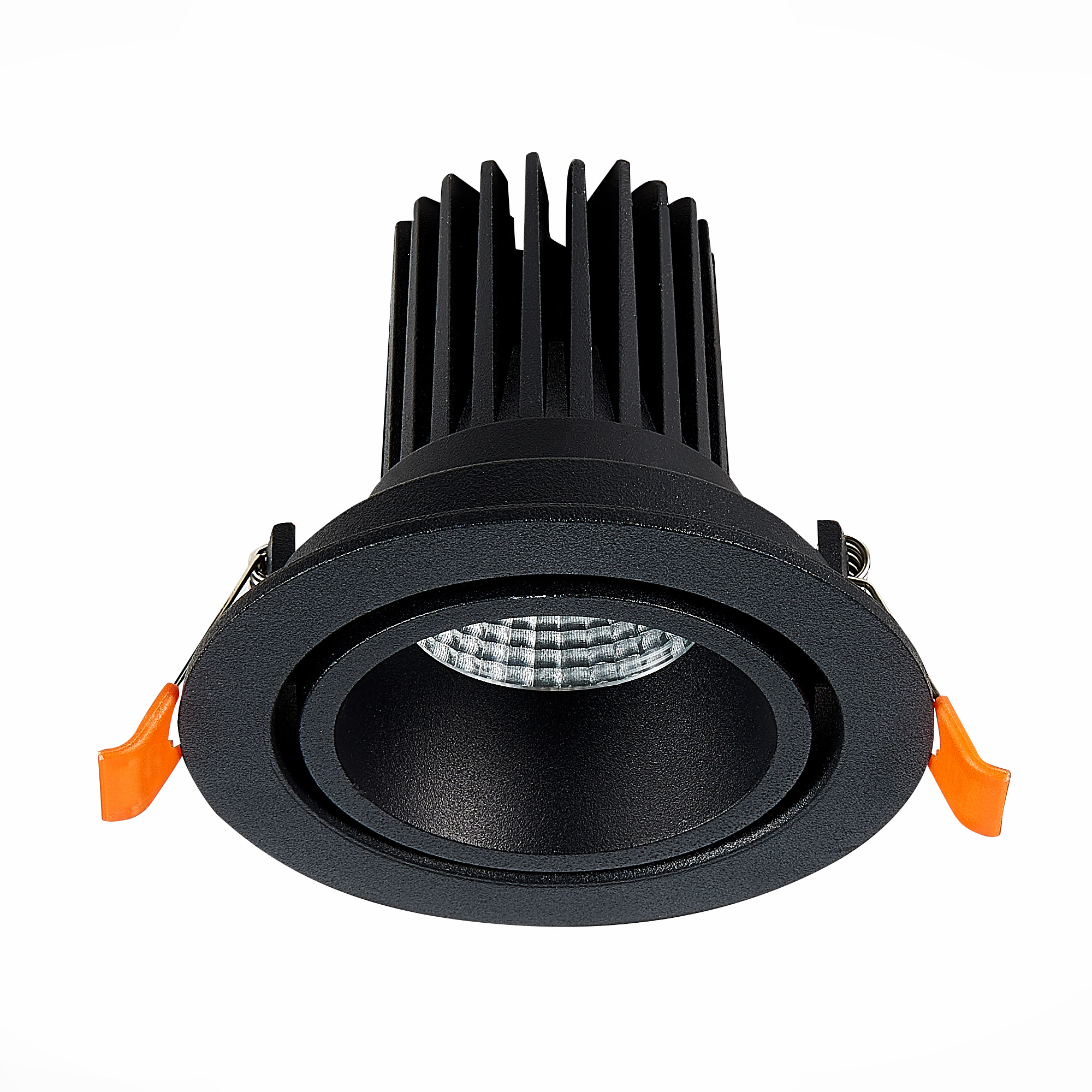 ST705.438.10 Св-к встр. Черный LED 1*10W 3000K 750Lm Ra>90 38° IP20 D102xH85 170-240V Встраиваемые светильники