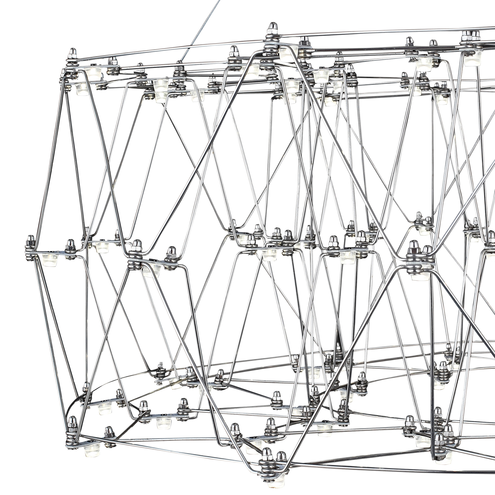 SL6602.103.48 Светильник подвесной ST-Luce Хром/Прозрачный LED 1*48W 4000K GRAVETTA