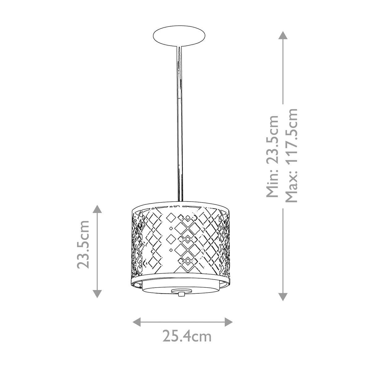 Подвесной светильник Elstead, Арт. ZIGGY-1P-S-LS