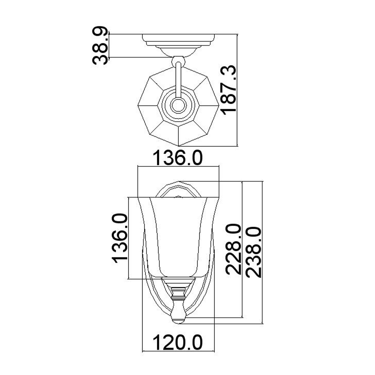 Бра для ванных комнат HK-SHELLY1-BATH Hinkley, арт. HK-SHELLY1-BATH
