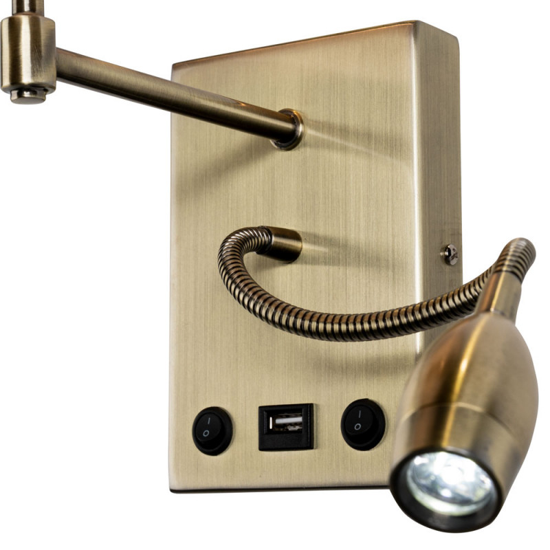 Бра ARTE Lamp A2581AP-2AB