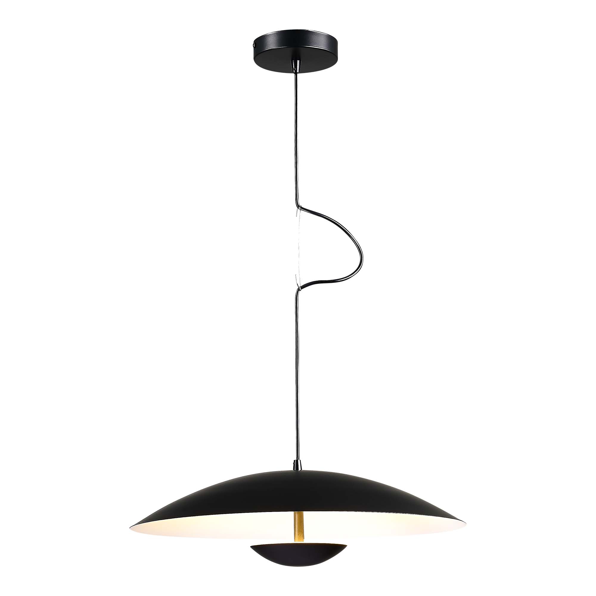 Уценка SL6502.403.01 Светильник подвесной ST-Luce Черный/Черный, Белый LED 1*35W 3000K ARMONICO