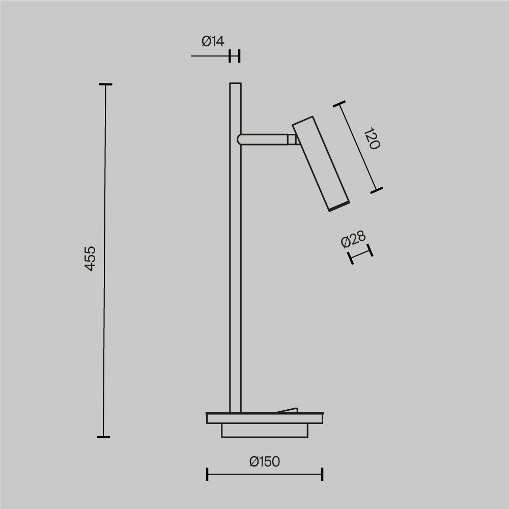 Настольный светильник Maytoni Z010TL-L8W3K
