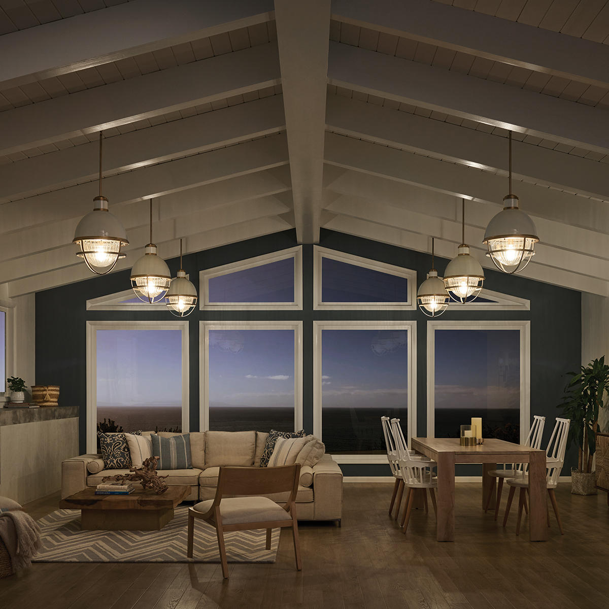 Подвесной светильник Kichler, Арт. QN-TOLLIS-P-NBR