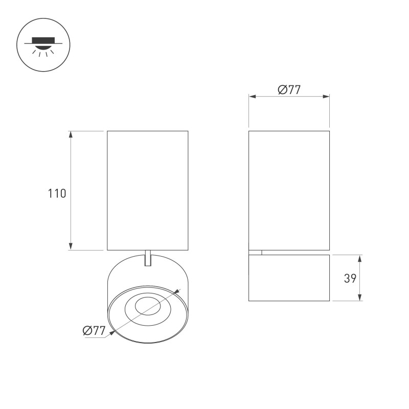 Спот Arlight 040373