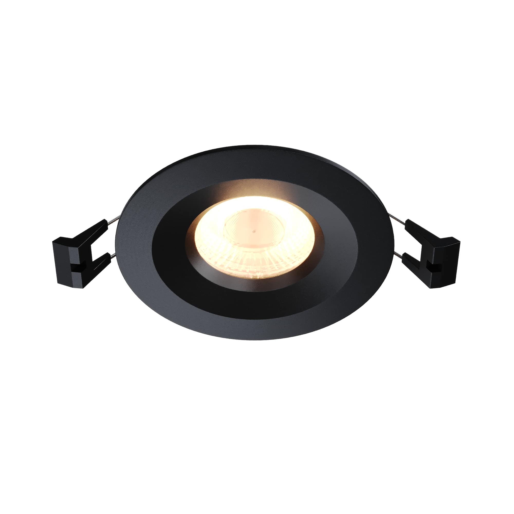 ST216.408.01 Св-к встр. Черный GU10 1*7W IP20 D100xH23 220V Без ламп Встраиваемые светильники