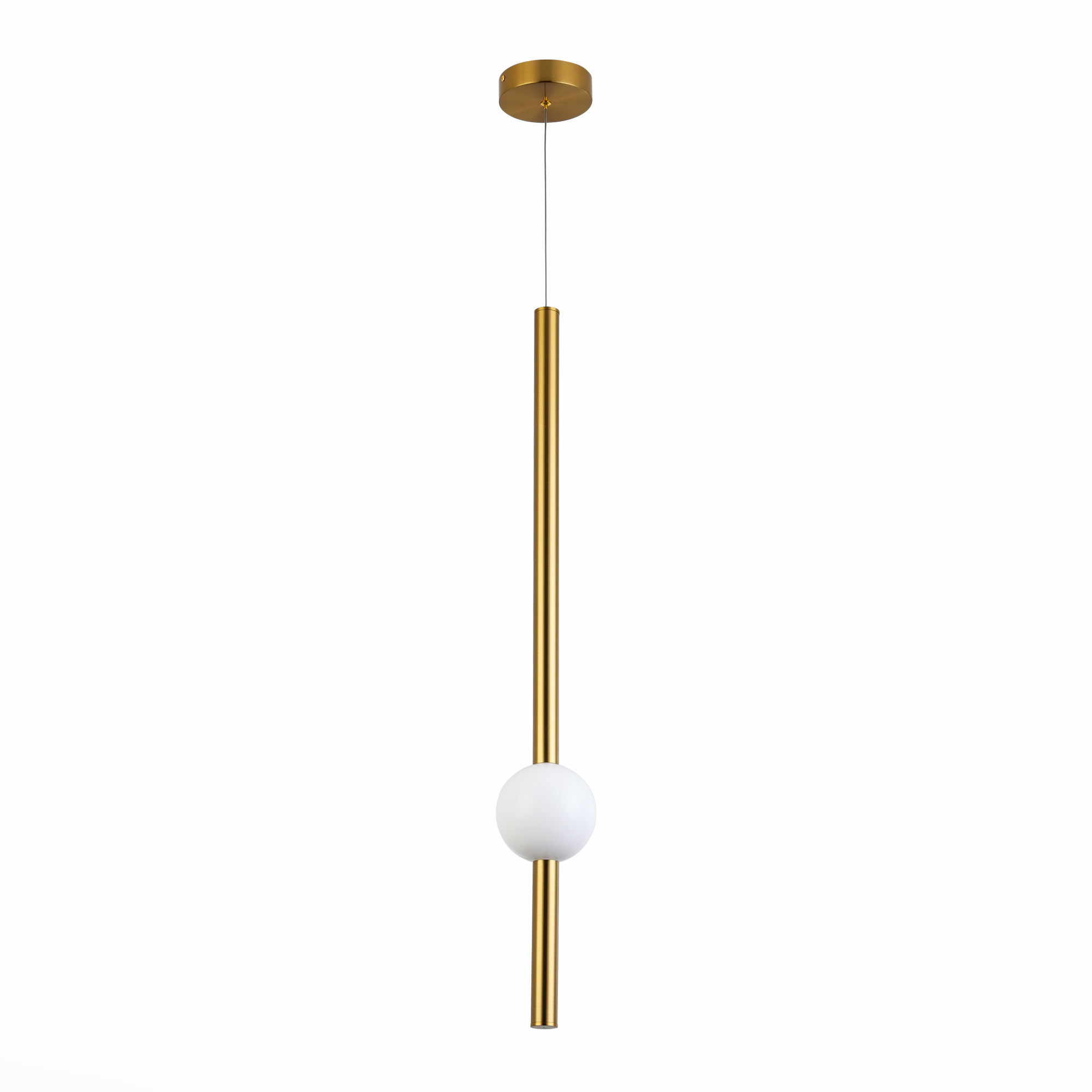 Уценка SL1222.233.01 Светильник подвесной ST-Luce Золотистый/Золотистый, Белый LED 1*18W 4000K ANGURRA